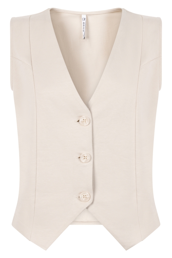JOY COTTON JERSEY GILETS 251 0007 SAND